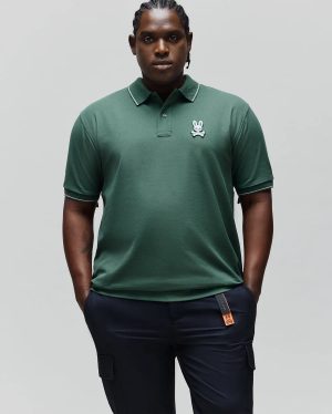 BIG AND TALL TATE BUNNY PIQUE POLO - BT0100015