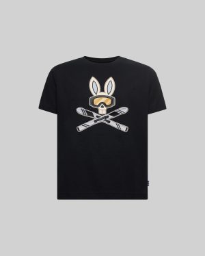 KIDS INDIGO BUNNY GRAPHIC TEE - KT0200106