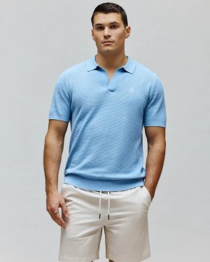 MENS DEVON KNIT POLO - MT0100169